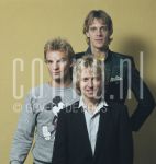 15-11-1979 The Police, Sting, Andy Summers and Stewart Copeland at Toronto, Canada. November 15, 1979.

[keywords]Posed, Half Length, Eyecontact[/keywords]